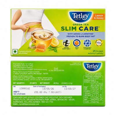 TETLY GREEN TEA SLIM CARE 42.5g